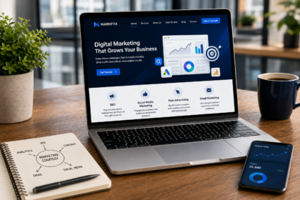 digital marketing website for service business