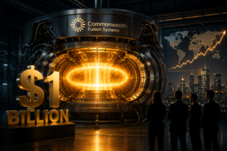 Conceptual illustration of a fusion reactor representing Commonwealth Fusion Systems after raising $1 billion in funding
