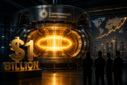 Conceptual illustration of a fusion reactor representing Commonwealth Fusion Systems after raising $1 billion in funding