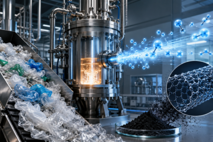 Plastic waste hydrogen research converting LDPE into hydrogen and carbon nanomaterials