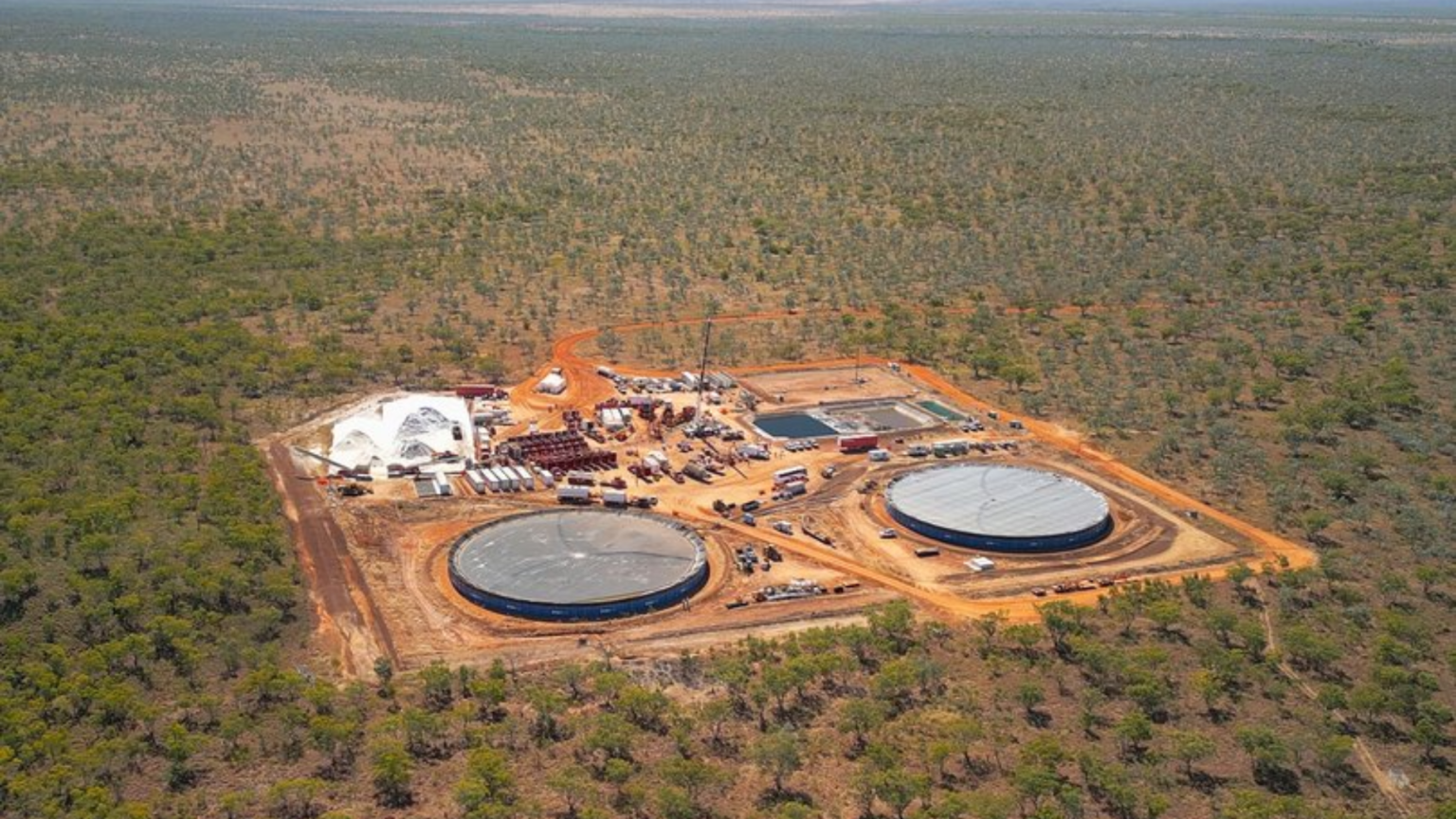 Beetaloo Basin shale gas development in Northern Territory Australia