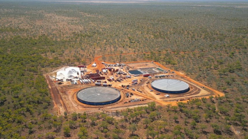 Beetaloo Basin shale gas development in Northern Territory Australia