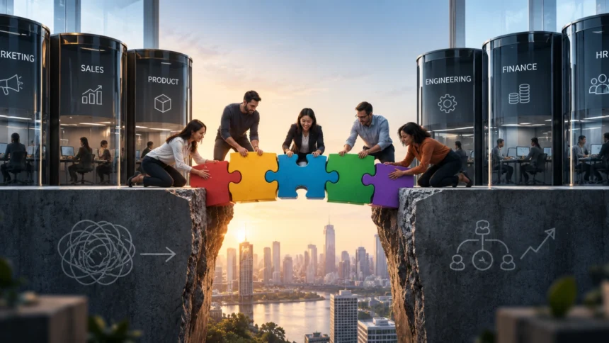 Cross-department projects bringing employees from different functions and seniority levels together