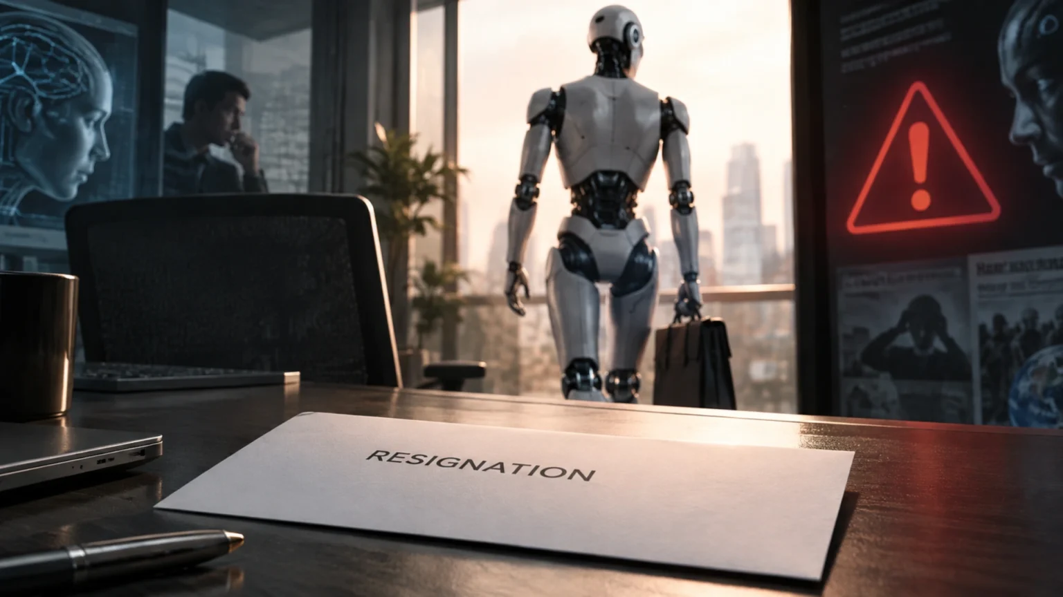 AI researchers quitting over safety concerns and warning about the risks of uncontrollable artificial intelligence.